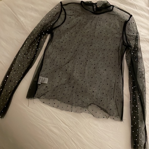 Motel Crystal Flare Pants + Matching Long Sleeve Top - Picture 8 of 8